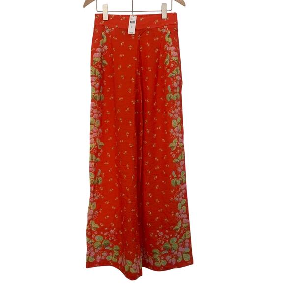 NWT Rachel Antonoff Synder x Anthropologie High Rise Wide Leg Pants - Picture 2 of 5